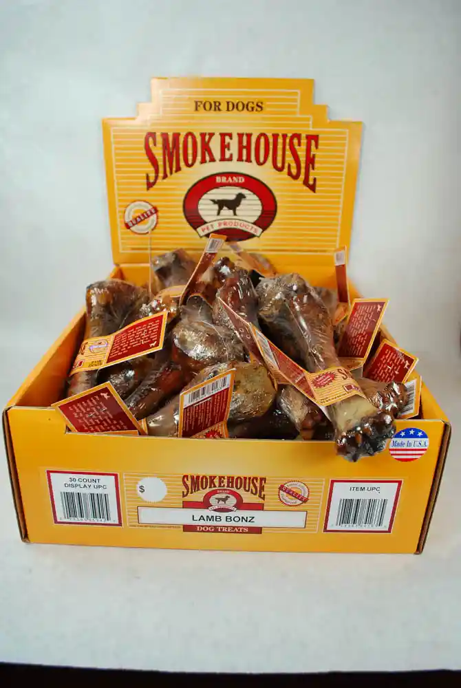 Smokehouse Lamb Bonz Shelf Display Box 30ct