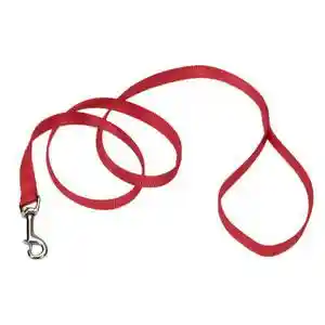 Single-ply Dog Leash, Red, 5/8" X 6'