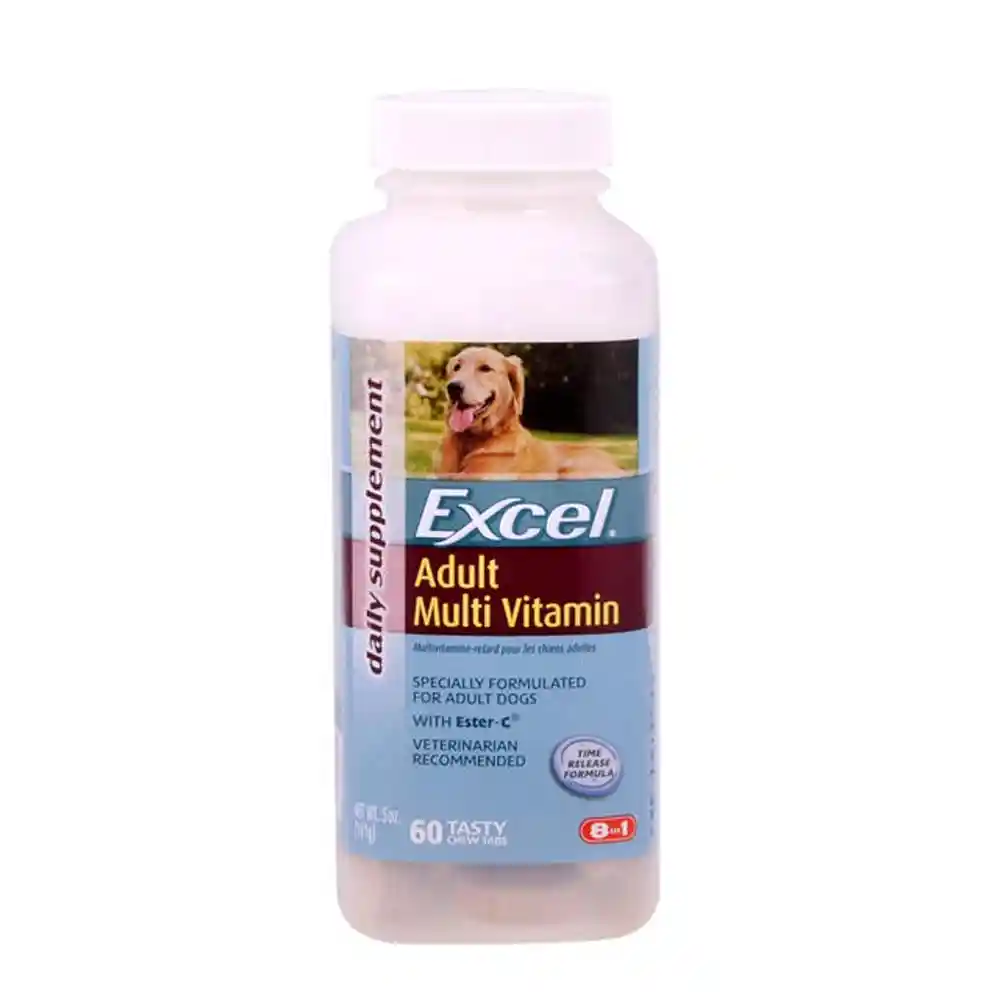 Excel Multi-vitamin For Adult Dogs - 60 Tabs