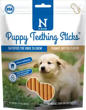 Puppy Teething Sticks - Peanut Butter Flavor
