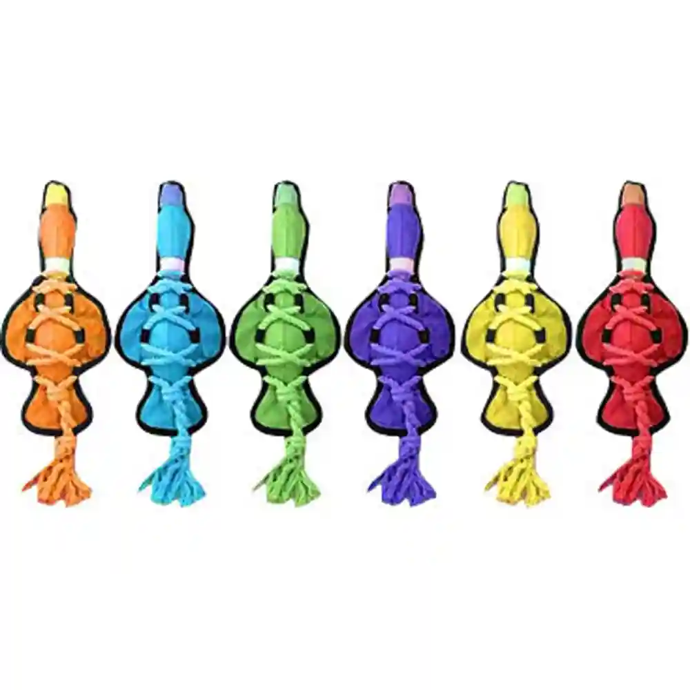 Multipet Cross-ropes Duck Toy 11.5"