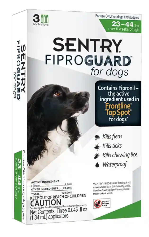 Fiproguard Squeeze On 23-44 Lbs 3 Pk