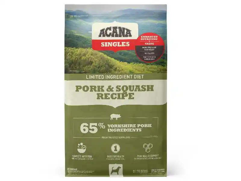 Aca Singles Pork N Squash 25lb