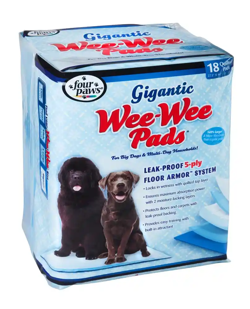 Wee Wee Pads Gigantic 27.5"x44" 18 Ct
