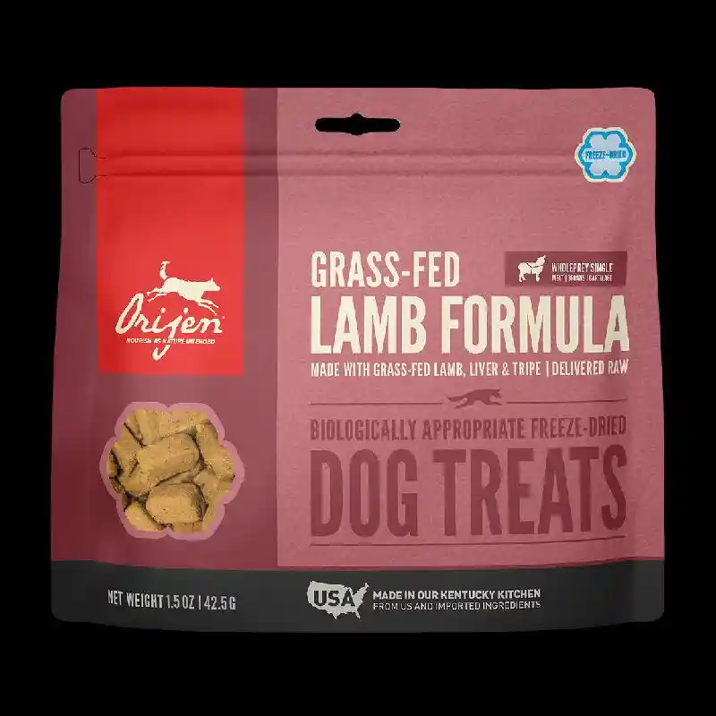 Freeze-dried Dog Treats, Grass-fed Lamb, Biologically Appropriate & Grain Free 3.25-oz