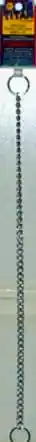 Chain Training Dog Collar, Chrome, 2.0 Mm X 16"
