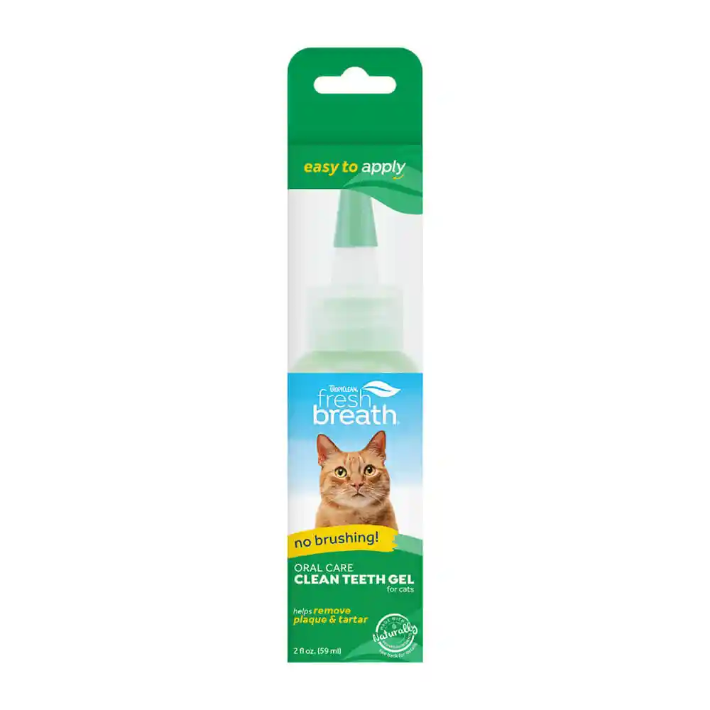 Fresh Breath Clean Teeth Gel For Cats 2 Oz