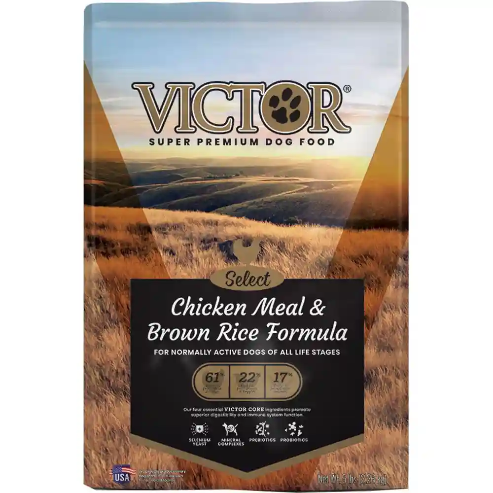 Victor Chicken & Brown Rice With Lamb 5 Lbs