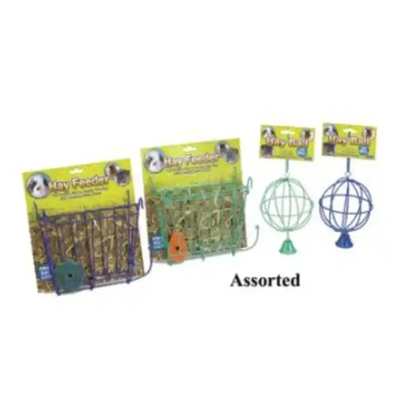 Hay Feeder W/free Salt Assorted