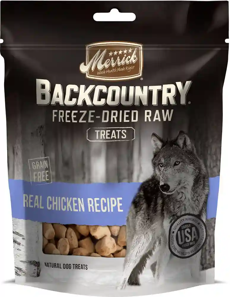 Backcountry Freeze-dried Raw Real Chicken Recipe Dog Treats 3.25-oz