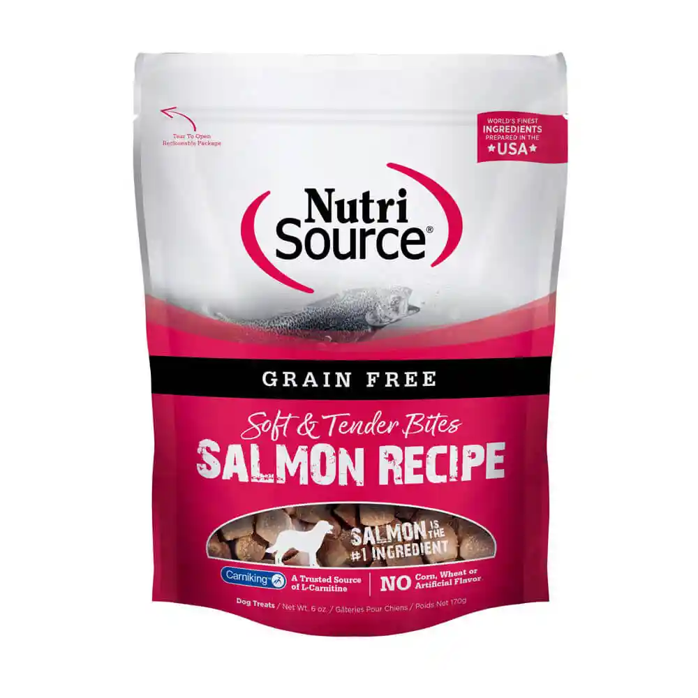 Nutrisource Grain Free Salmon Treat 6 Oz