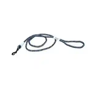 Reflective Braided Rope Snap Dog Leash, Sapphire, 06'