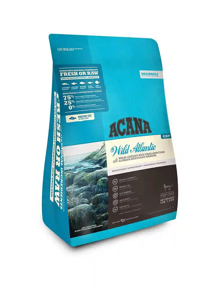 Regionals Dry Cat Food, Wild Atlantic, Biologically Appropriate & Grain Free 4-lb