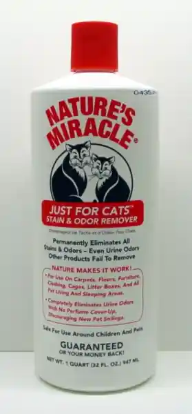 Just For Cats Stain/odor Remover 32 Oz