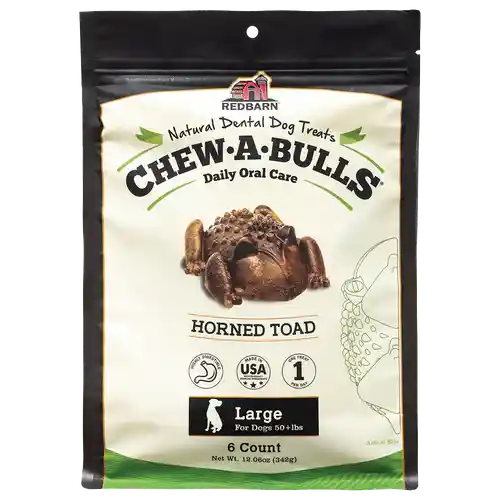 Chew-a-bulls - Toad Lrg 6pk