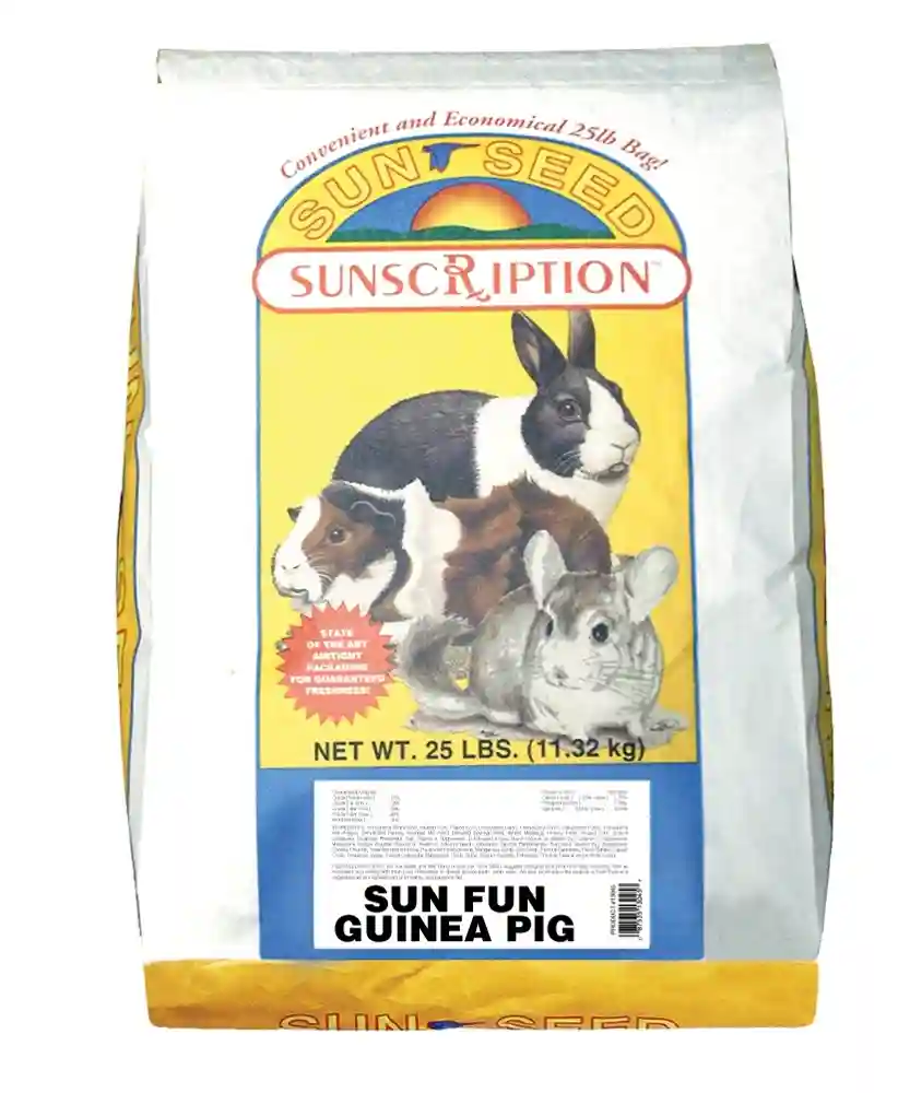 Sun Fun Guinea Pig Food 25 Lbs