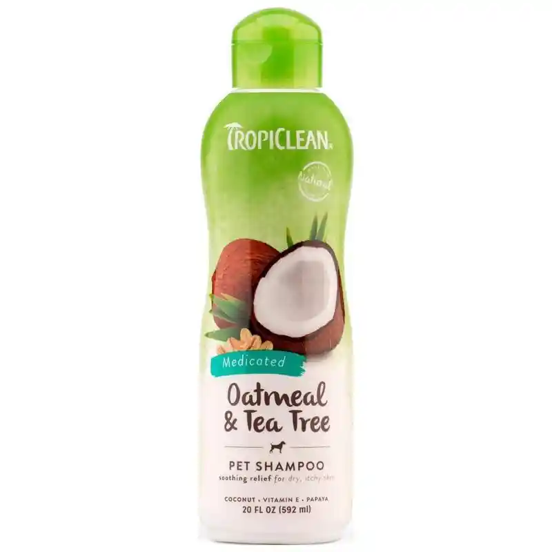 Shampoo Oatmeal & Tea Tree Medicated Formula For Dogs 20-oz