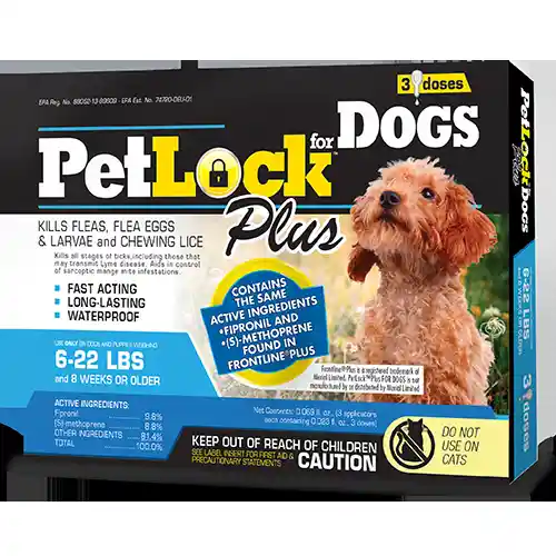 Petlock Plus Security Small Dog 3 Dose F&t
