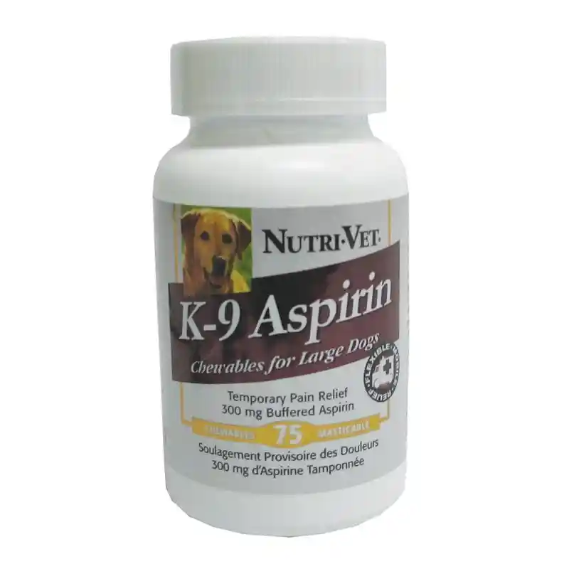 Nutri-vet K9 Aspirin Liver Chewables Large 75 Ct