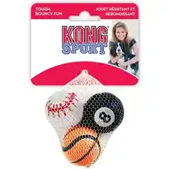 Kong Toy Sport Balls Medium 3 Pk