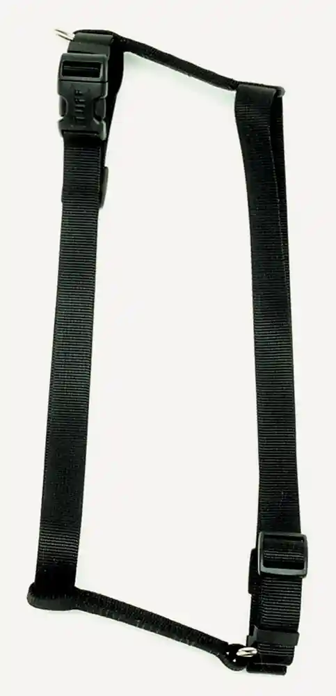 Standard Adjustable Dog Harness, Black, 5/8" X 14"-24"