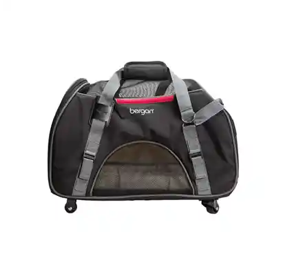 Wheeled Comfort Carrier - Black And Grey 19" L X 10" W X 13" H