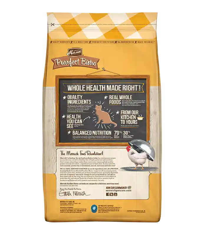 Purrfect Bistro Grain Free Real Chicken Recipe Dry Cat Food 4-lb
