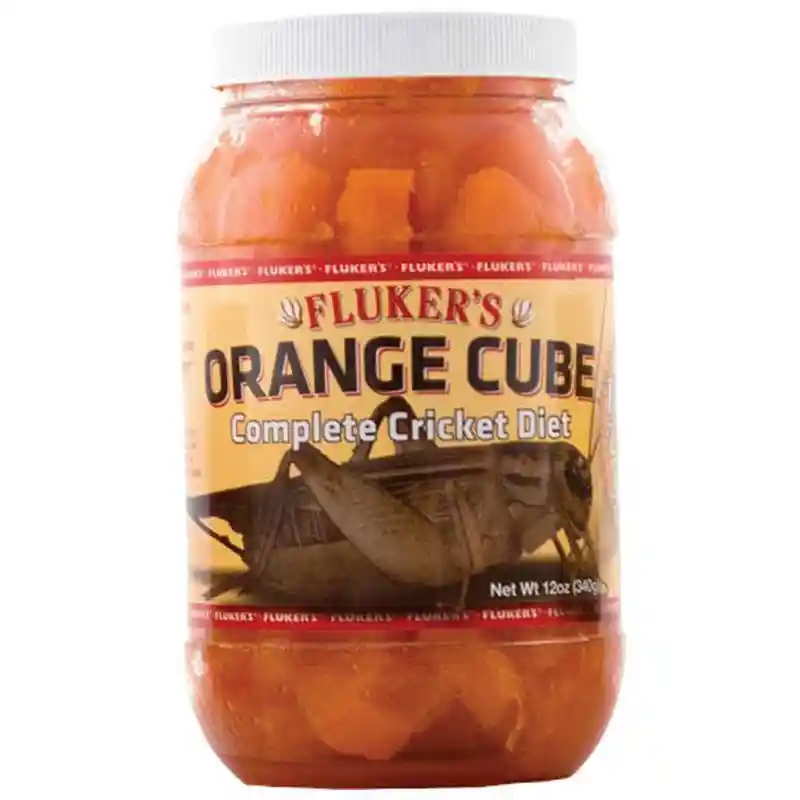 Orange Cube Complete Cricket Diet 12 Oz