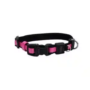 Adjustable Collar, Pink, 5/8" X 8"-12"