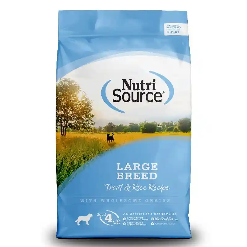 Nutrs Trout/brrc Lg Brd Dog 26#