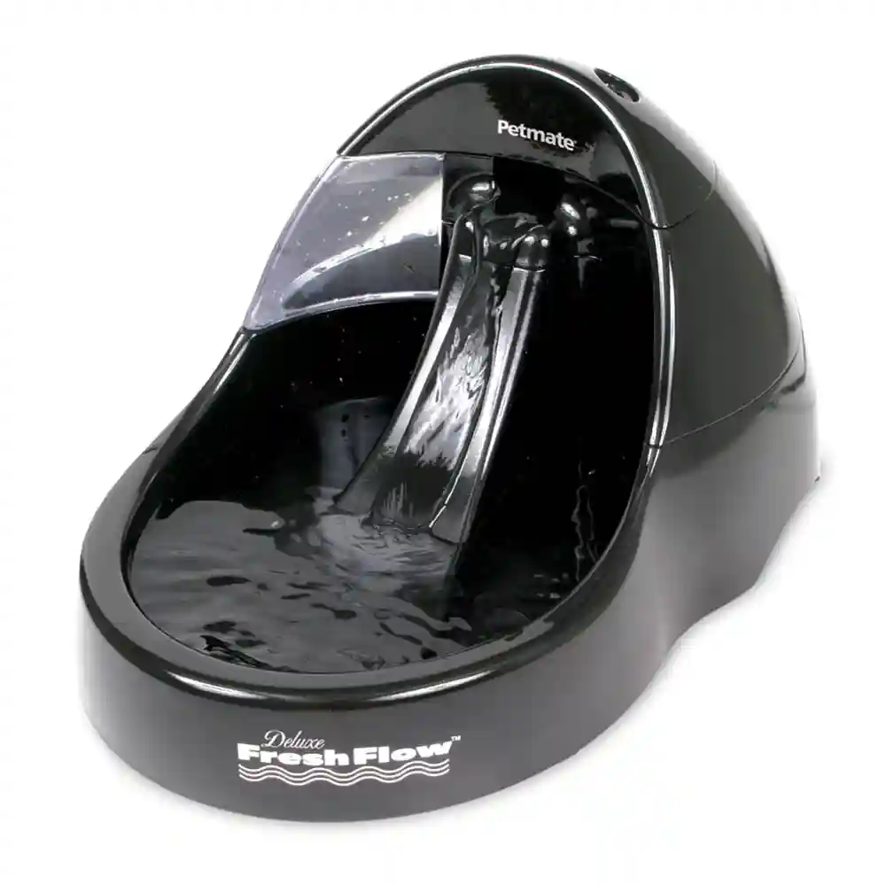 Fresh Flow Deluxe Fountain Black Large