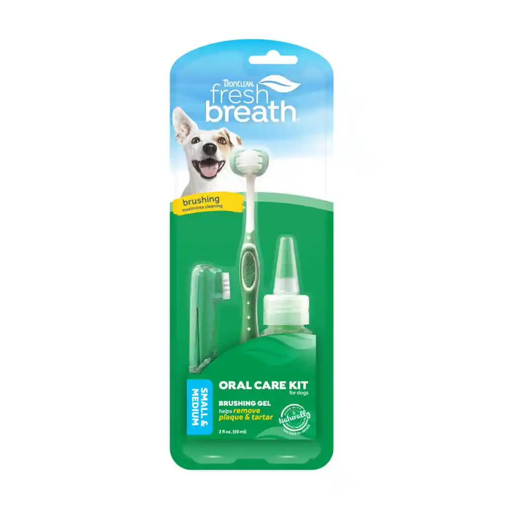 Tropiclean Dog Fresh Breath Oral Care Kit Small