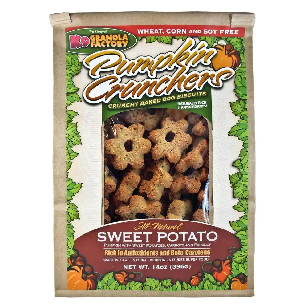 K9g Pumpkin Crunchers Sweet Potato Carrot 16 Oz