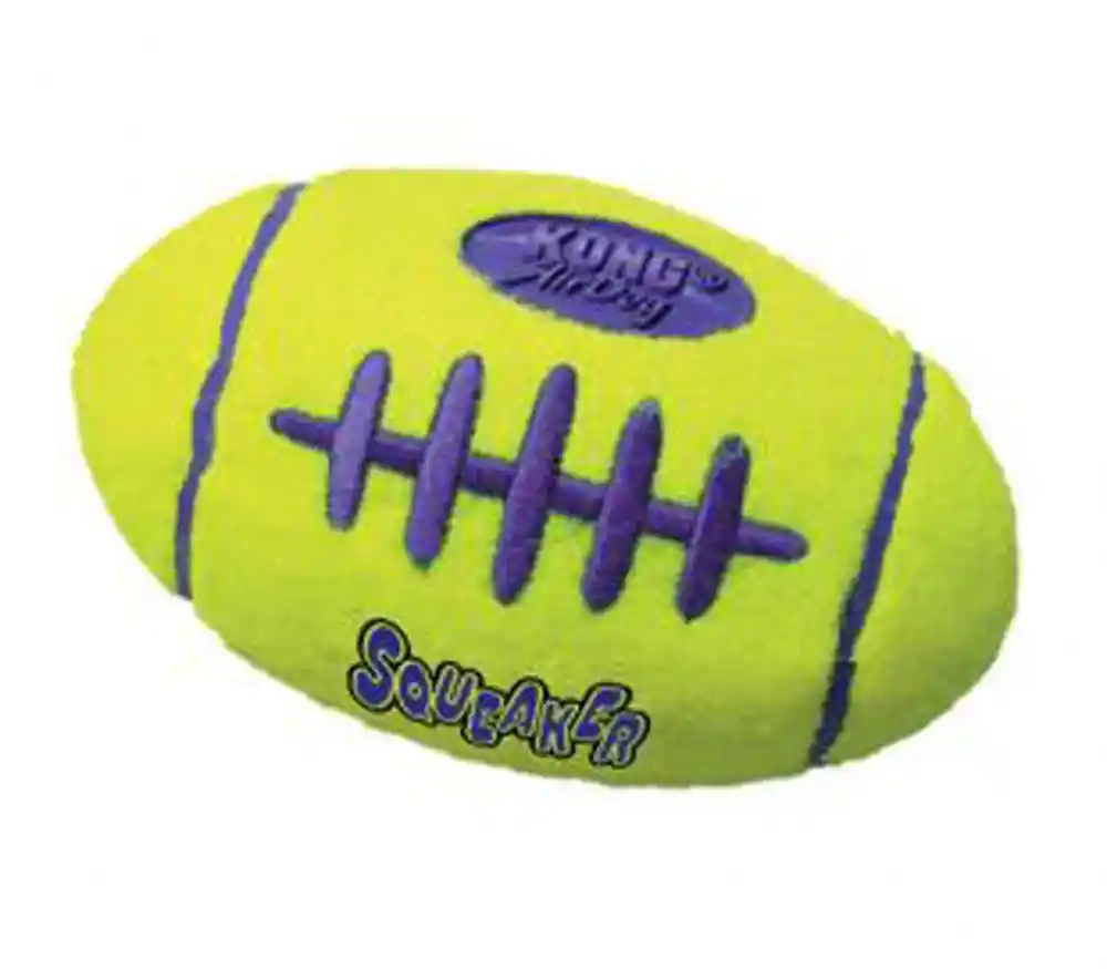 Air Kong Squeaker Football Smallall Yellow