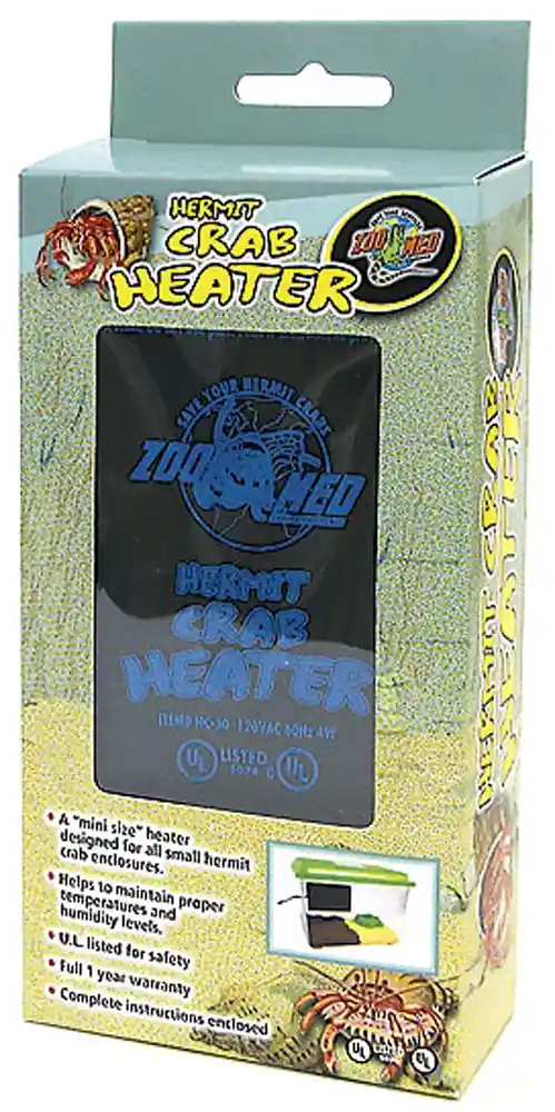 Zoomed Hermit Crab Heater