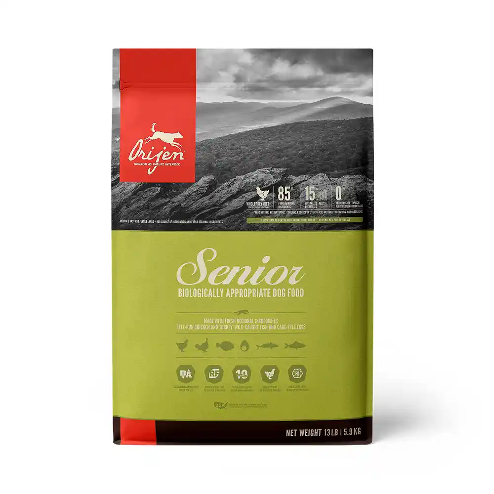 Dry Dog Food, Senior, Biologically Appropriate & Grain Free 13-lb