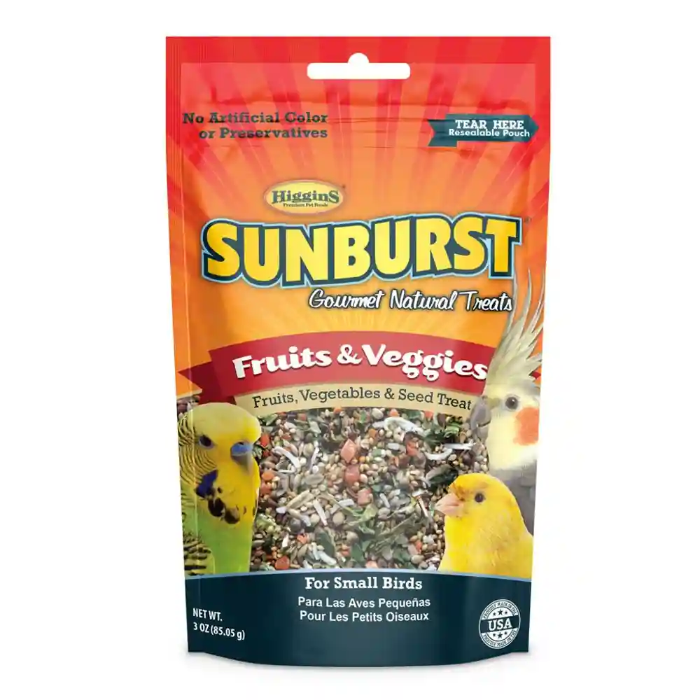 Higg Sunburst Treat Fruit Veggie Small Treat 3 Oz