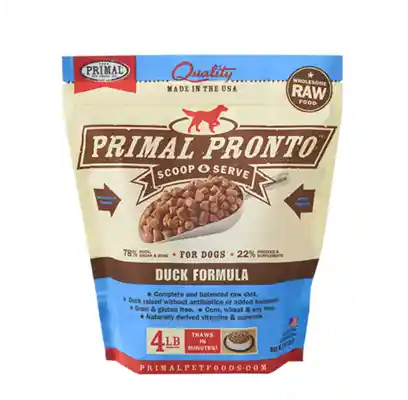 Pronto Raw Duck Frozen Dog Food 4-lb