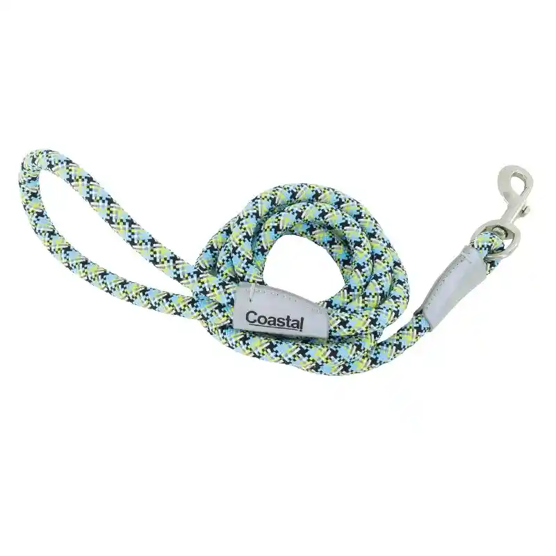 Pro Active Woven Reflective Collar Rope Leash North Sky