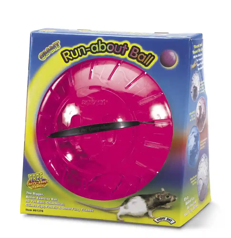 Super Pet Run-about Ball Giant Rainbow 11.5"