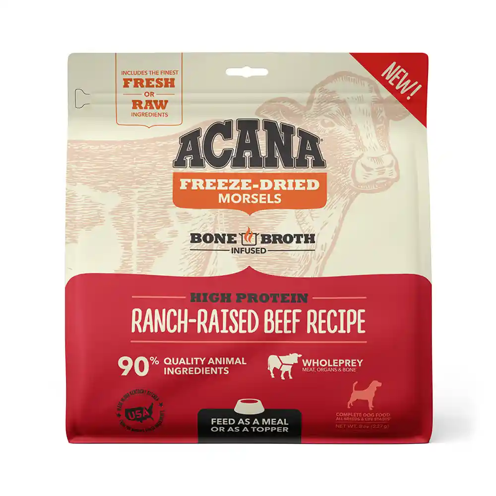 Aca Frzdry Fd Morsel Beef 8oz