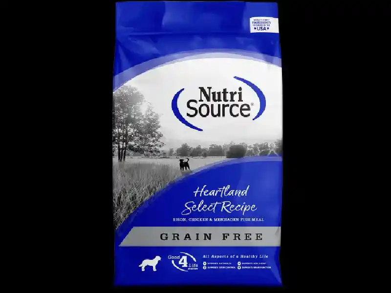 Nutrisource Grain Free Heartland Bison 15 Lbs