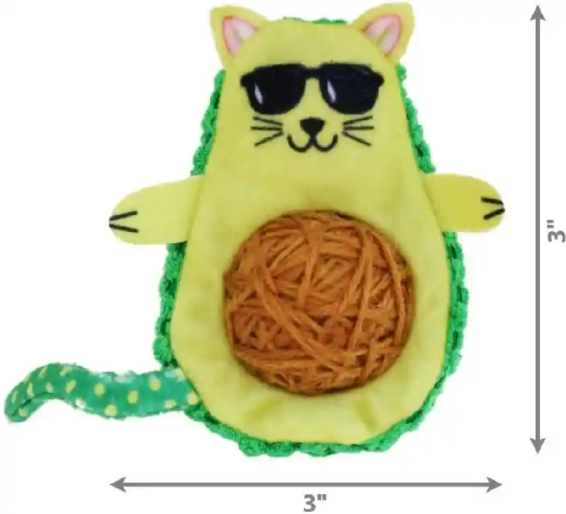 Kong Cat Wrangler Avocado