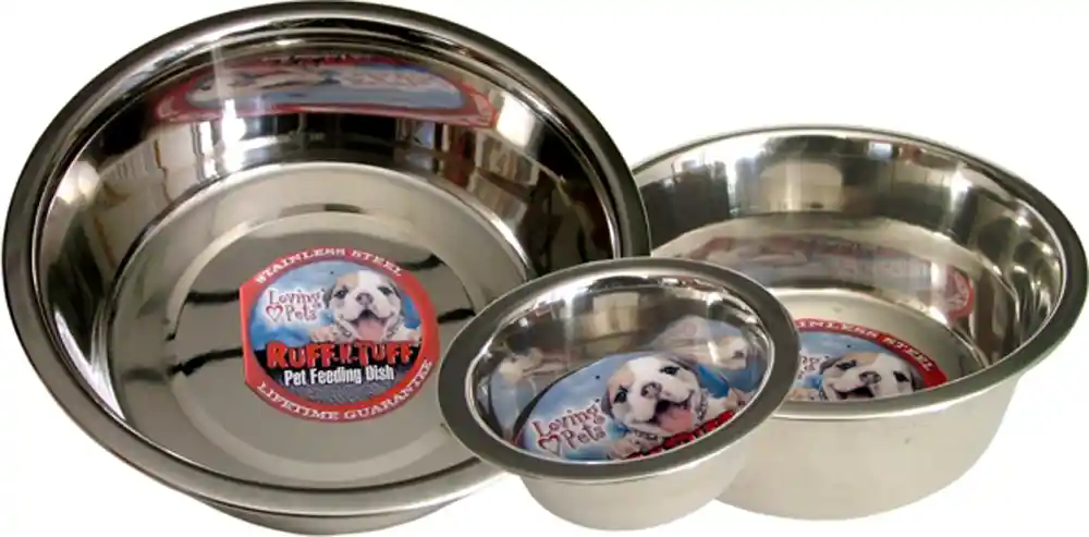 Loving Pets Stainless Steel Dish 1/2 Pint