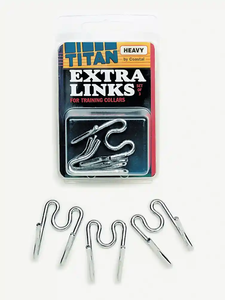 Extra Links For Dog Prong Training Collars, Chrome, 4.0 Mm