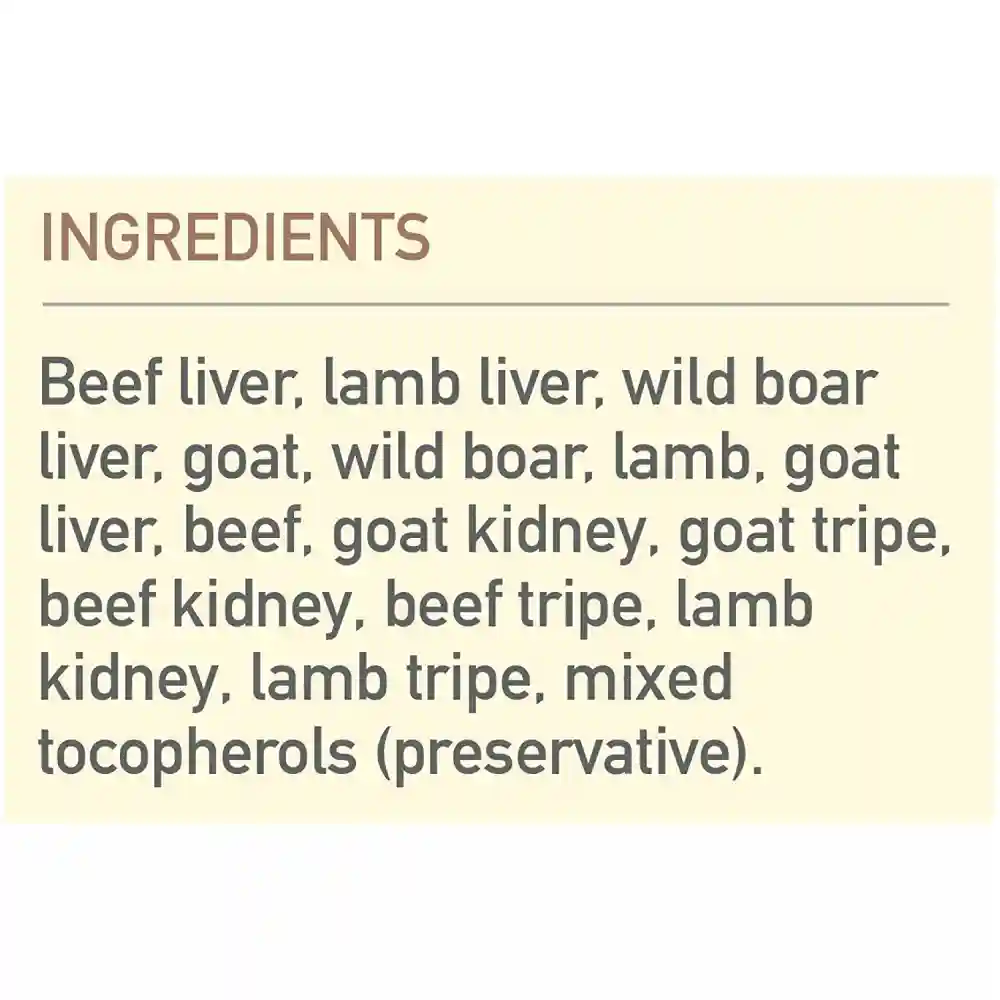 Freeze-dried Dog Treats, Regional Red, Biologically Appropriate & Grain Free 3.5-oz
