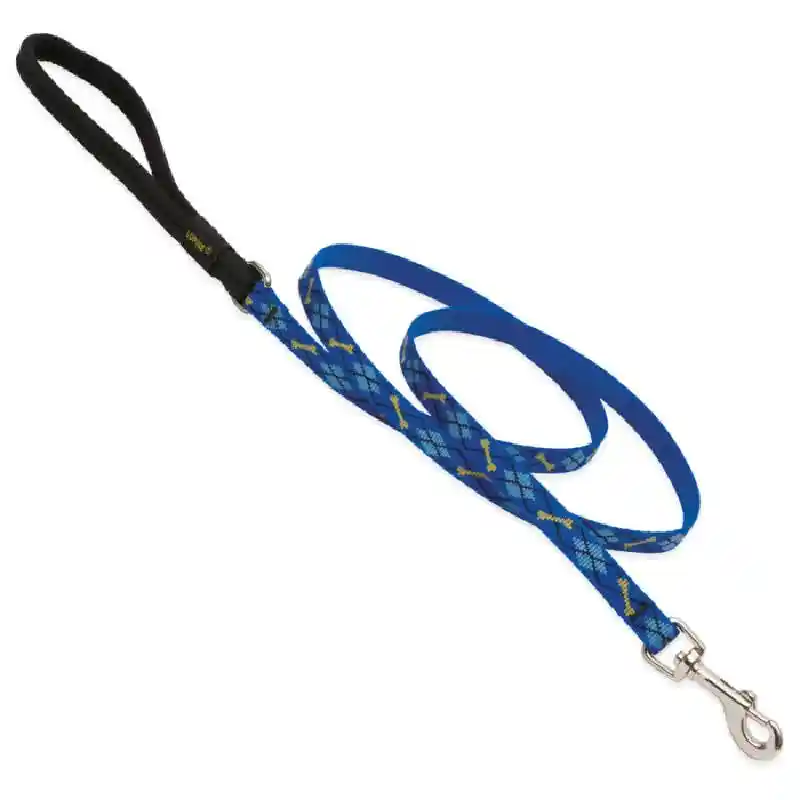 Lead 1/2" Wide Dapper Dog Pattern 6'