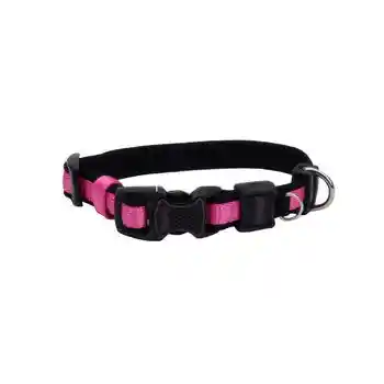 Adjustable Collar, Pink, 5/8" X 10"-14"
