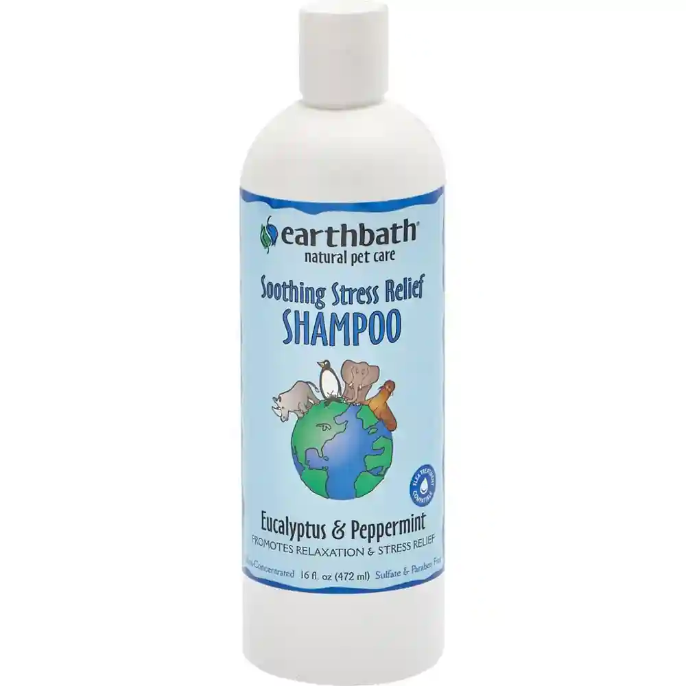 Soothing Stress Relief Shampoo, Eucalyptus & Peppermint, 16 Oz