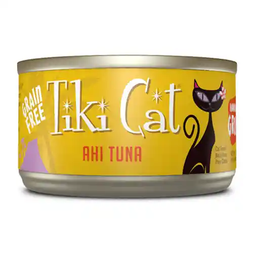 Tiki Cat Hawaiian Grill Grain Free Ahi Tuna Canned Cat Food 2.8-oz